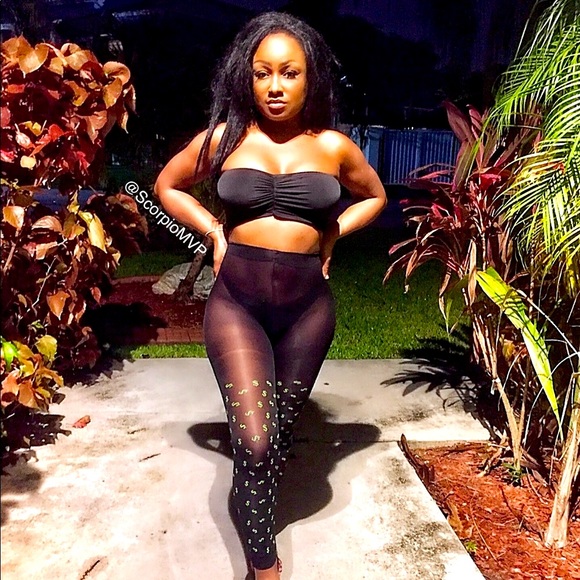 Trendy boutique Other - 3D Digital Printed Dollar Money Sign Hosiery